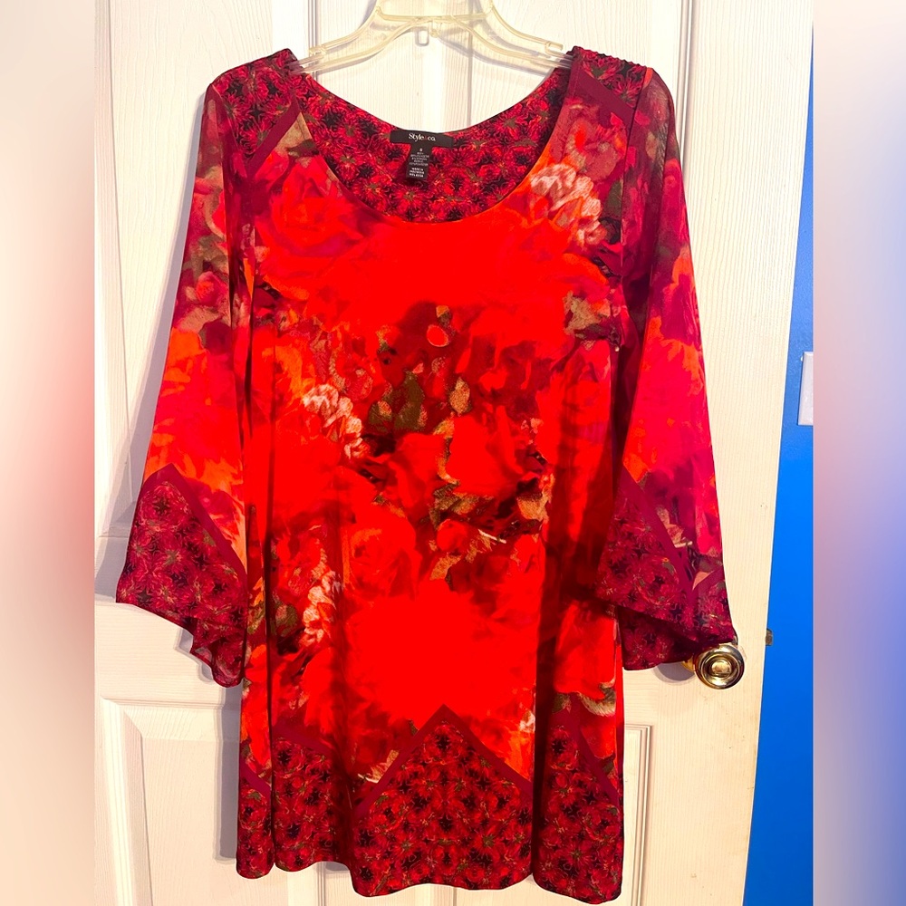 Style&Co red tunic